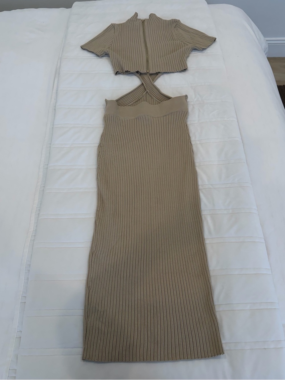 Fashion Nova Ryah Ribbed Mini Dress (Small) - Picture 6 of 6